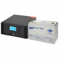Комплект резервного живлення UPS B6000 + АКБ GL 1200W 100Ah 18059 LogicPower
