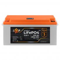 Акумулятор LP LiFePO4 LCD 12V (12,8V) 230Ah (2944Wh) (BMS 100A/50A) пластик 20941 LogicPower
