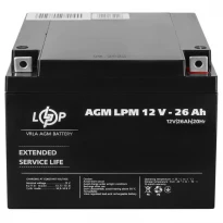 Аккумулятор AGM LPM 12V 26Ah 4134 LogicPower