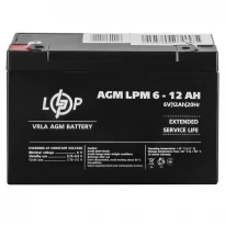Акумулятор AGM LPM 6V 12Ah 4159 LogicPower