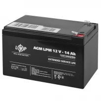 Акумулятор AGM LPM 12V 14Ah 4161 LogicPower