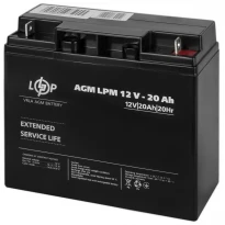 Акумулятор AGM LPM 12V 20Ah 4163 LogicPower