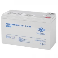 Акумулятор мультигелевий LPM-MG 12V 7.5Ah 6554 LogicPower