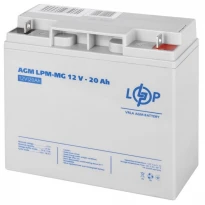 Акумулятор мультигелевий LPM-MG 12V 20Ah 6556 LogicPower