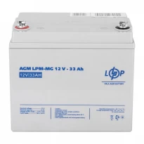 Акумулятор мультигелевий LPM-MG 12V 33Ah 6558 LogicPower