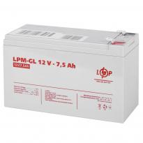 Акумулятор гелевий LPM-GL 12V 7.5Ah 6562 LogicPower