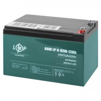 Тяговий свинцево-кислотний акумулятор LP 6-DZM-12Ah під Болт М5 12V 9172 LogicPower