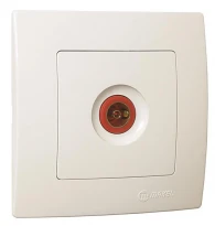Розетка TV конечная белая 32001027 Lillium Natural Kare Makel