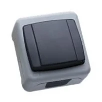 Вимикач 1-клавішний перехресний 36064020 вологозахисна серія IP55 Makel