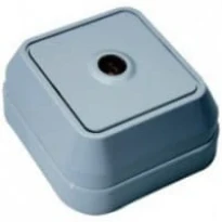 Розетка TV прохідна сіра 45007 зовнішня серія Makel