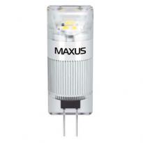Светодиодная лампа 1-LED-340-T JC G4 1W 5000К 12V Maxus
