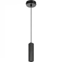 Светодиодный подвесной светильник 1-FPL-003-02-S-BK 6W 3000K квадратный черный Maxus