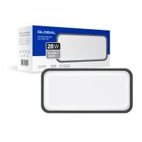 Светодиодный накладной светильник GBH 08 20W 5000K IP65 1-GBH-08-2050-R Global