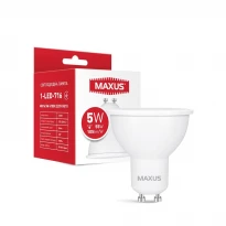Светодиодная лампа 1-LED-716 MR16 GU10 5W 4100K 220V Maxus