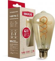 Светодиодная лампа Vintage 1-LED-7164 ST E27 4W 2200K 220V Maxus