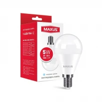 LED-лампа G45 5W 4100K 220V E14 1-LED-744 Maxus
