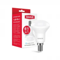 LED-лампа R50 6W 4100K 220V E14 1-LED-756 Maxus
