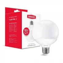 Лампочка LED G95 12W 4100K 220V E27 1-LED-792 Maxus