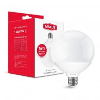 Светодиодная лампа G110 16W 4100K 220V E27 1-LED-794 Maxus
