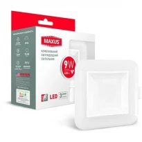 Светодиодный точечный светильник 1-MAX-01-3-SDL-09-S 9W 3100K/4100K Maxus