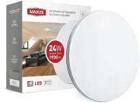 Светодиодный накладной светильник 1-MAX-02-LCL-2441-C 24W 4100K IP40 Maxus