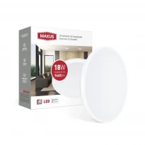 Накладной LED светильник Ceiling light 1-MCL-1841-01-C 18W 4100K IP20 Maxus