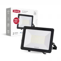 Прожектор светодиодный FL-04 100W 5000K IP65 черный 1-MFL-04-10050 Maxus