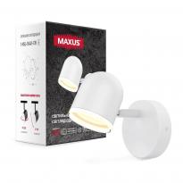 Светодиодный спотовый светильник MSL-01C 4W 4100K белый 1-MSL-10441-CW Maxus