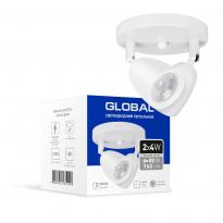 Светодиодный спотовый светильник GSL-01C 8W 4100K белый 2-GSL-10841-CW Global