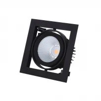 Светильник карданный встраиваемый GRILLE PRO 1x30W 3500K 38° IP20 квадратный серый M2350130323 Maxus