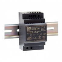 Трансформатор на DIN-рейку для светоиодных лент и ламп 60W 12V 4.5A HDR-60-12 Mean Well