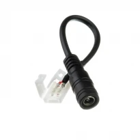 Коннектор для лед лент 12V 8mm мама провод/зажим 1012329 AVT
