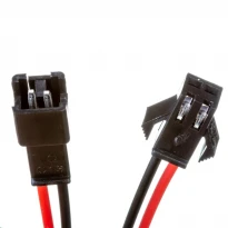Комплект коннекторов для лед лент папа+мама 12V 2pin черный с зажимом 1016320 AVT