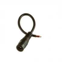 Коннектор для лед лент 12V mini jack 5,5mm мама с проводом 1017801 AVT