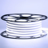 Неоновая светодиодная лента белая холодная-1 220V SMD3528 120LED/m IP65 1018066 7W/m AVT