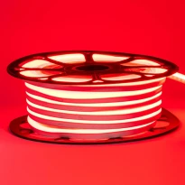 Неоновая светодиодная лента красная-1 220V SMD3528 120LED/m IP65 1018069 7W/m AVT