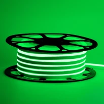 Неоновая лента светодиодная зеленая 12V 6х12-SMD3528 120LED/м IP65 1018082 11W/m AVT