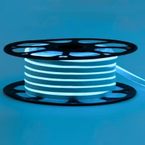 Неоновая лента светодиодная голубая 12V 6х12-SMD3528 120LED/м IP65 1018087 11W/m AVT
