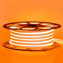 Неоновая лента светодиодная оранж 12V 6х12-SMD3528 120LED/м IP65 1018088 11W/m AVT