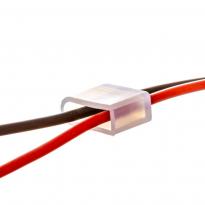 Монтажный комплект для LED неона 12V 6 mm (2 заглушки + 2 провода) 1018579 AVT