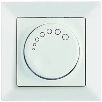 Механізм світлорегулятора 600W поворотного білий (21000400201) Daria (Candela) MUTLUSAN
