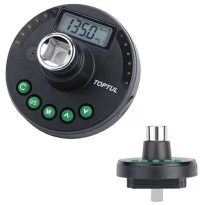 Цифровой динамометрический адаптер двустороннего действия + шкала доворота 1/2 дюйм 6.8-135Нм TOPTUL DTA-135A4