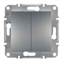Механизм выключателя 2-клавишного сталь EPH0300162 Schneider Electric Asfora
