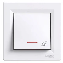 Кнопка с подсветкой белая EPH1700121 Schneider Electric Asfora