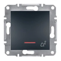 Механизм кнопки с подсветкой антрацит EPH1700171 Schneider Electric Asfora