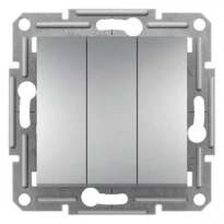 Механизм выключателя 3-клавишного алюминий EPH2100161 Schneider Electric Asfora