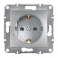 Механизм розетки (2К+З) 16A алюминий EPH2900161 Schneider Electric Asfora