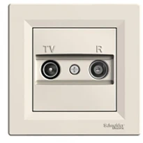 Розетка TV/R конечная слоновая кость EPH3300123 Schneider Electric Asfora