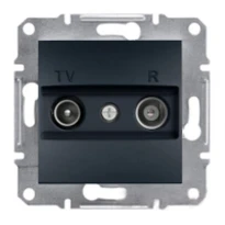 Механизм розетки TV/R конечной антрацит EPH3300171 Schneider Electric Asfora