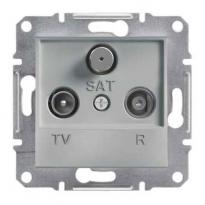 Механизм розетки TV/R/SAT проходной алюминий EPH3500261 Schneider Electric Asfora
